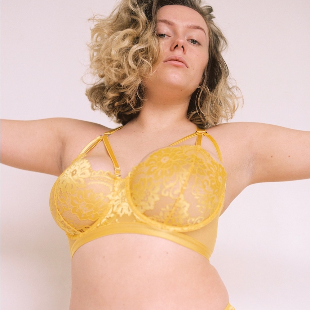 Lonely Lingerie Lulu underwire bra - Ochre